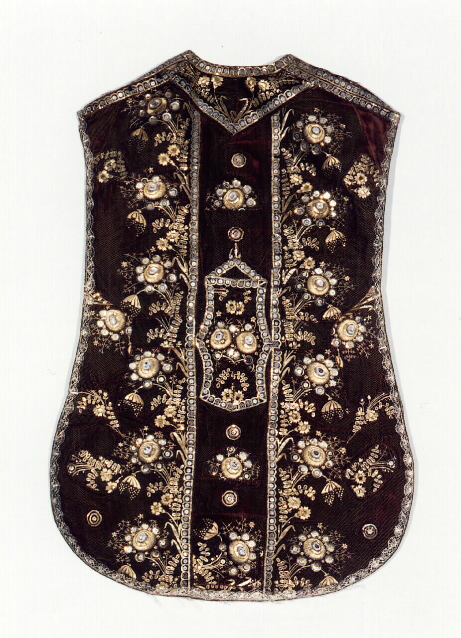 pianeta - manifattura siciliana (primo quarto sec. XIX)