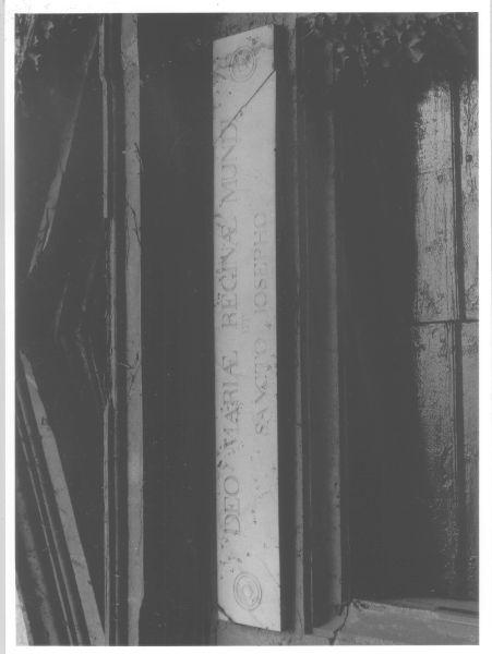 lapide - ambito livornese (prima metà sec. XIX)