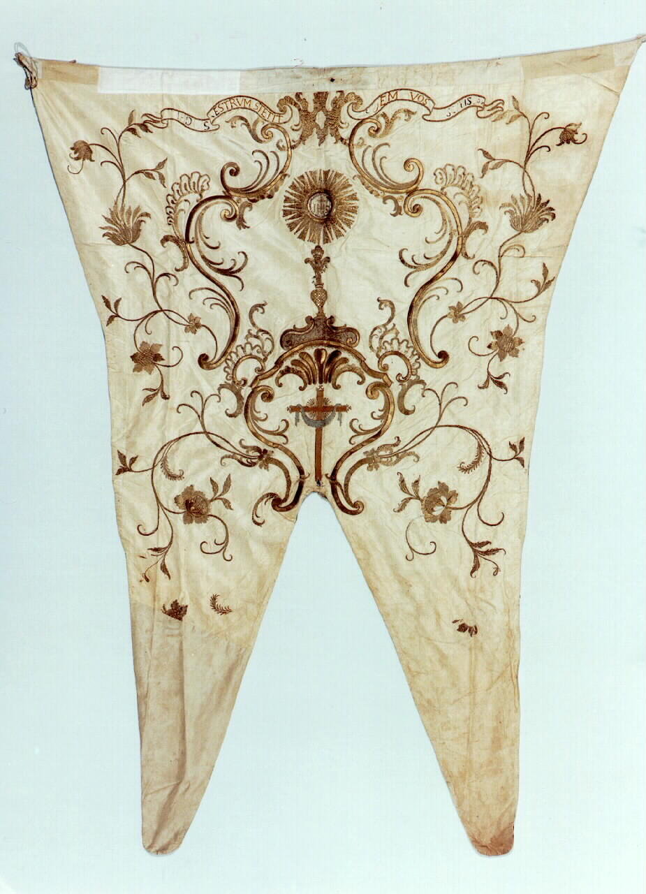 stendardo processionale - manifattura siciliana (Prima metà sec. XIX)