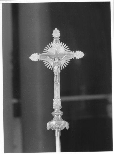 croce processionale - ambito livornese (sec. XIX)