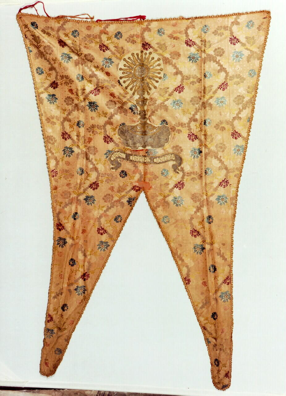 stendardo processionale - manifattura siciliana (ultimo quarto sec. XVIII)