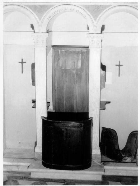 confessionale - ambito livornese (sec. XIX)