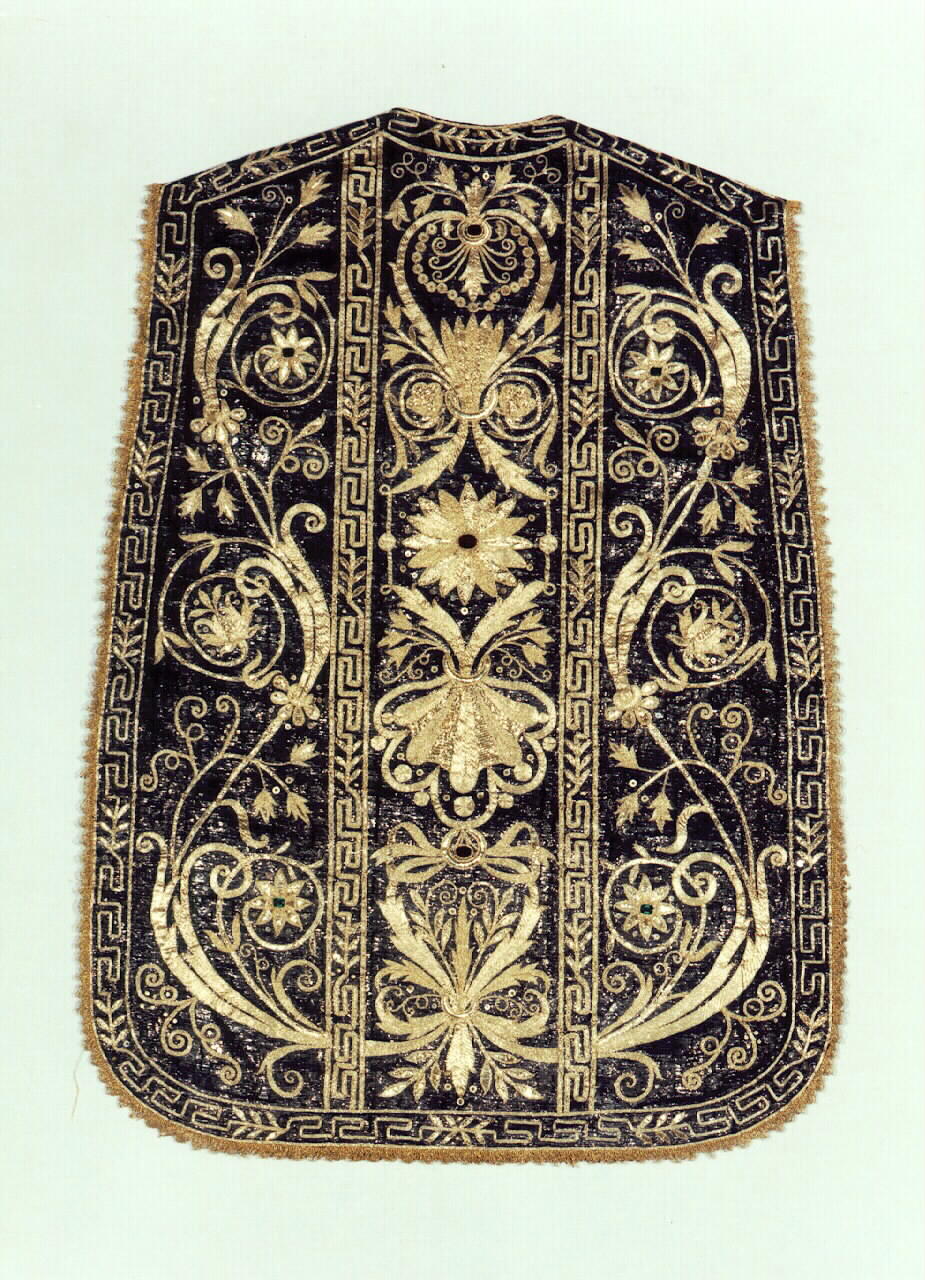 pianeta - manifattura siciliana (primo quarto sec. XIX)