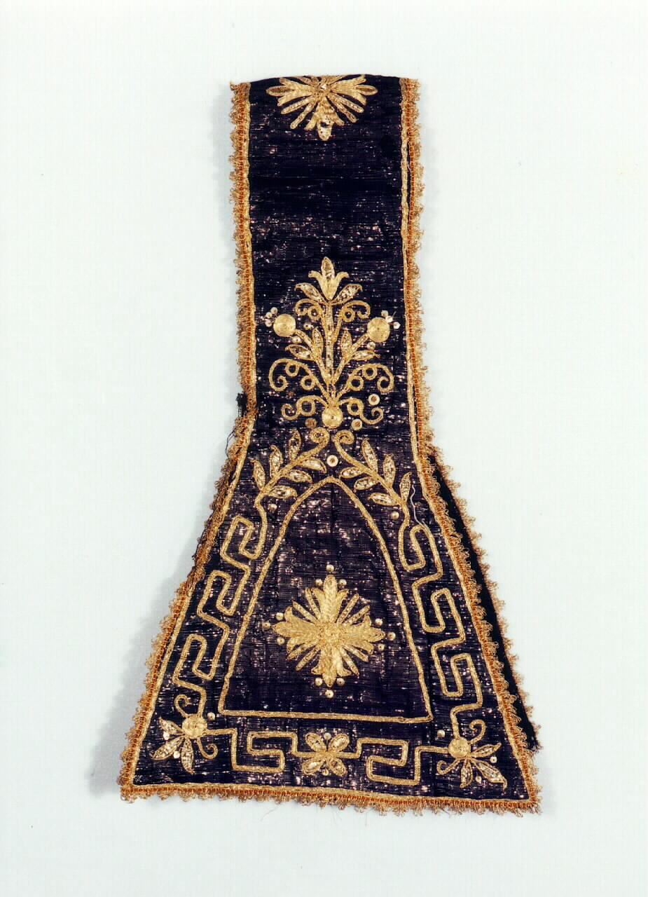 manipolo - manifattura siciliana (primo quarto sec. XIX)