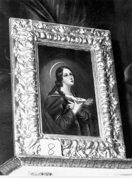 SANTA LUCIA (dipinto) - ambito italiano (sec. XIX)