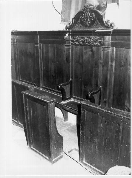 stalli del coro - ambito italiano (sec. XIX)