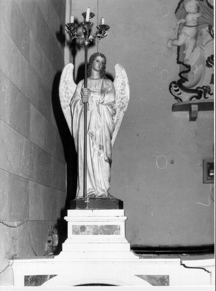 angelo (candelabro - a statua, serie) - ambito italiano (sec. XIX)