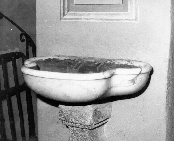 acquasantiera, serie - ambito livornese (sec. XIX)