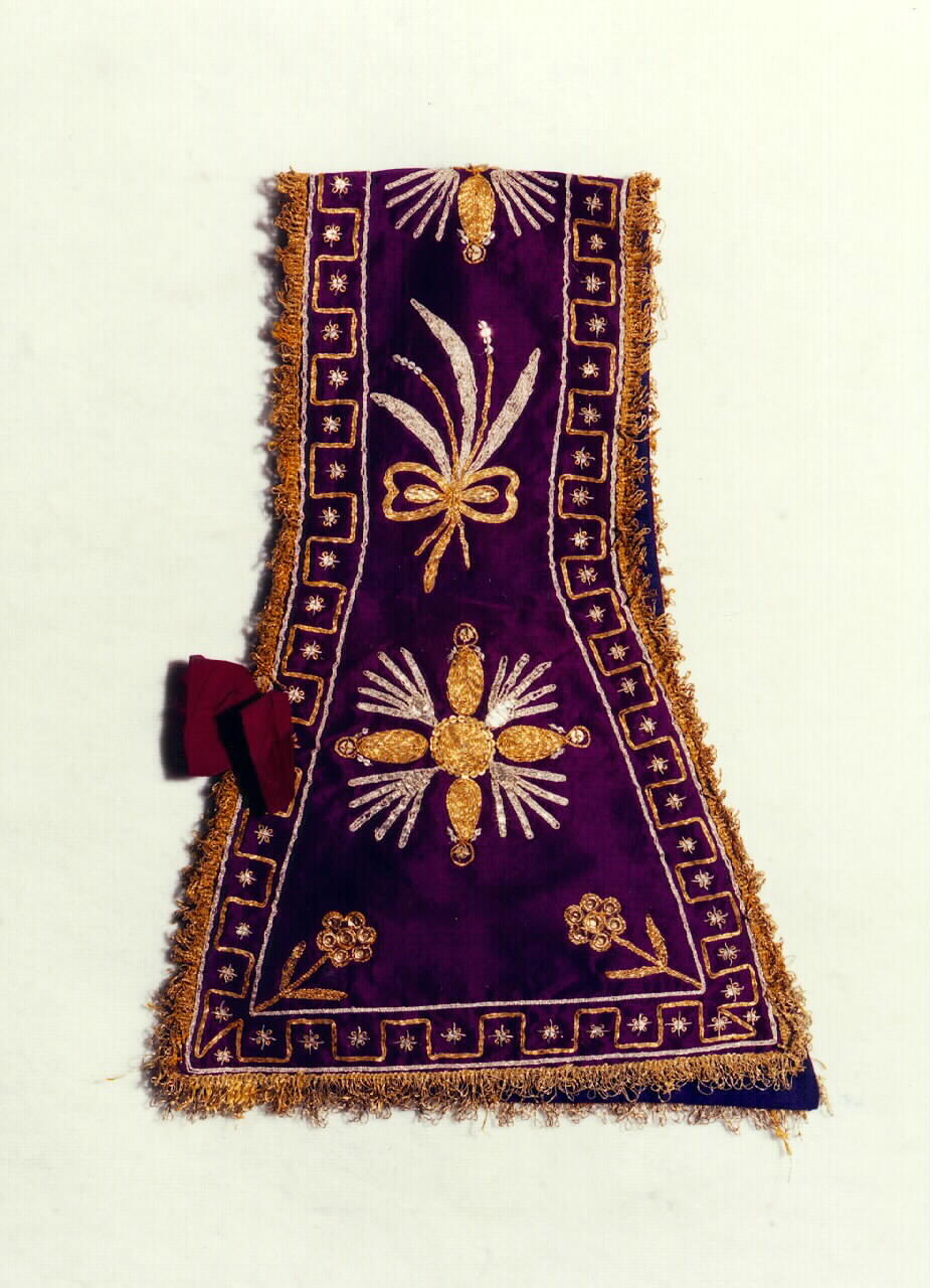 manipolo - manifattura siciliana (Seconda metà sec. XIX)