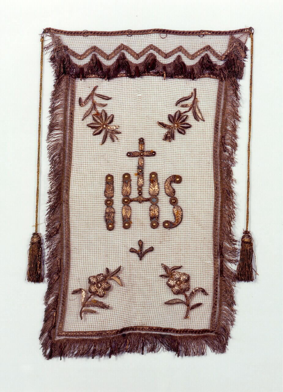 conopeo di tabernacolo - a cortina - manifattura siciliana (Metà sec. XIX)