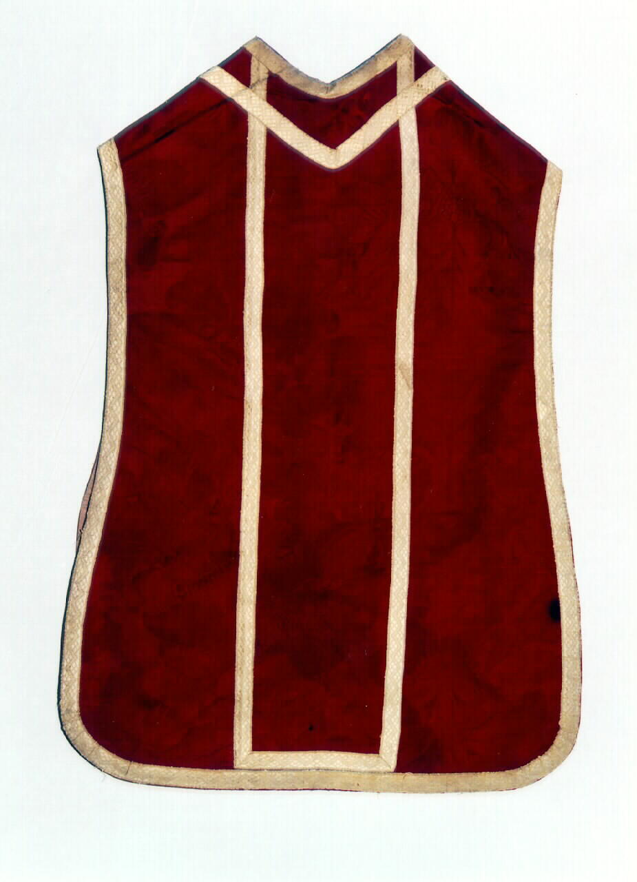 pianeta - manifattura siciliana (Seconda metà sec. XIX)