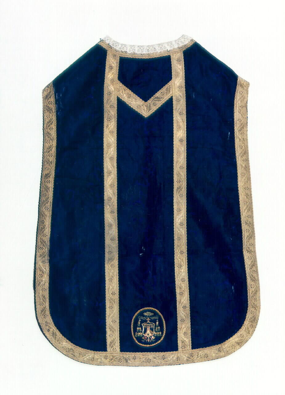 pianeta - manifattura siciliana (Prima metà sec. XIX)