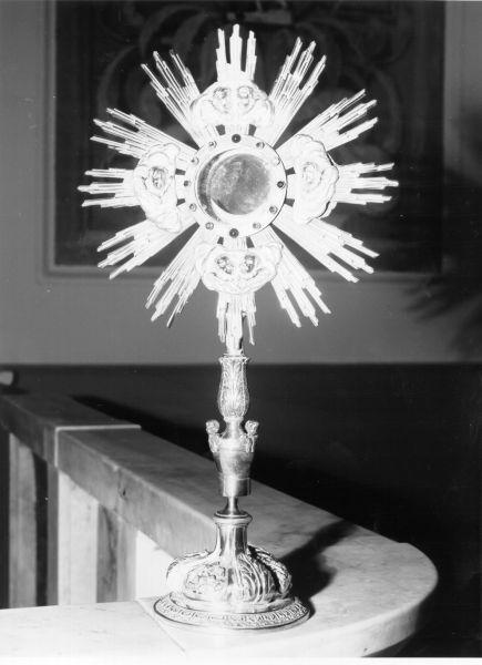 ostensorio - a raggiera di Cappanera Filippo (sec. XIX)