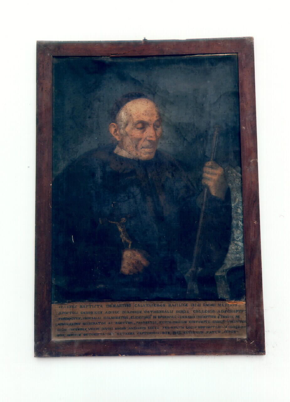 ritratto di Angelo Chiaranda (dipinto) - ambito siciliano (Prima metà sec. XIX)