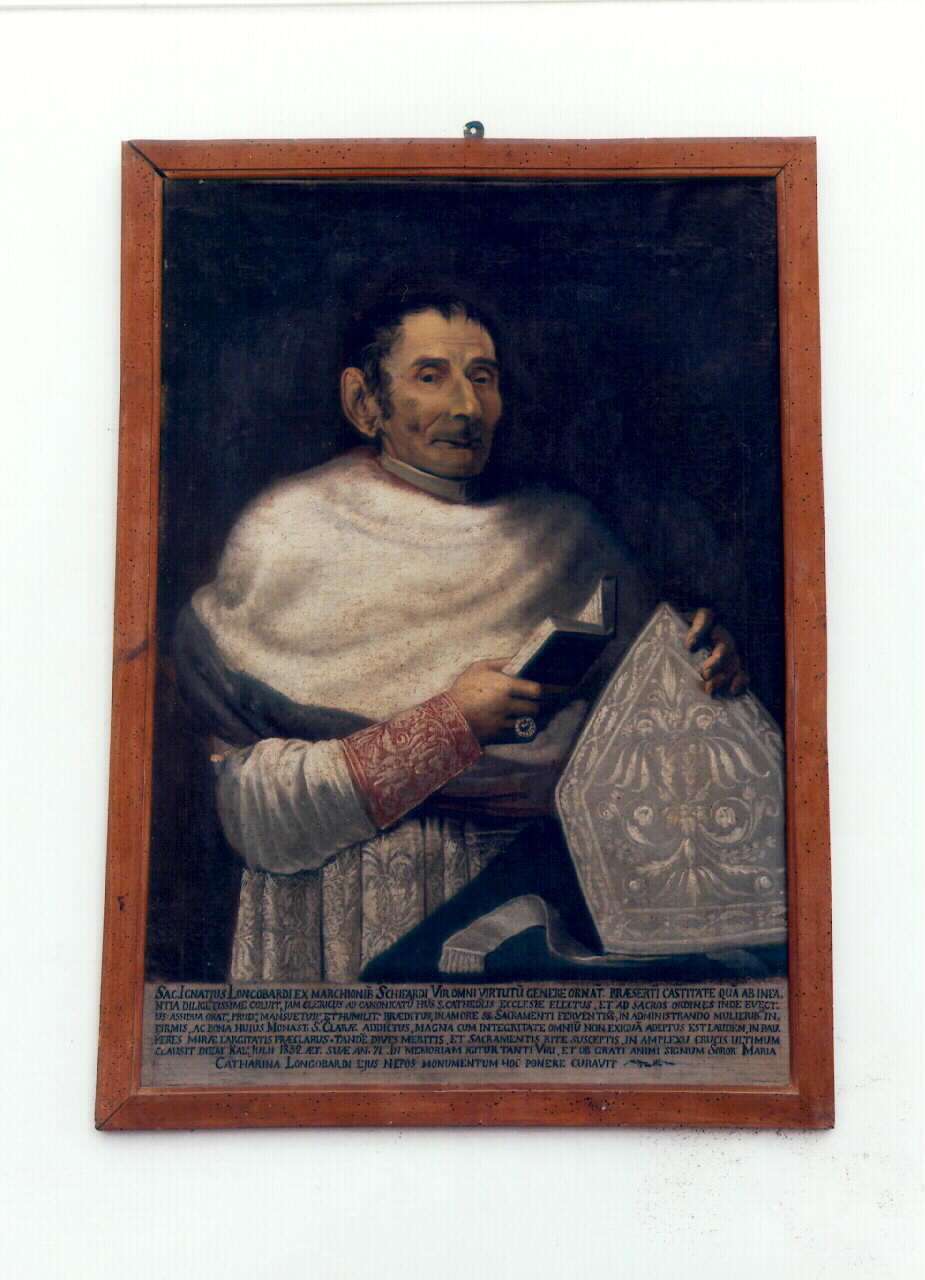 ritratto del sacerdote Ignazio Longobardo (dipinto) - ambito siciliano (sec. XIX)