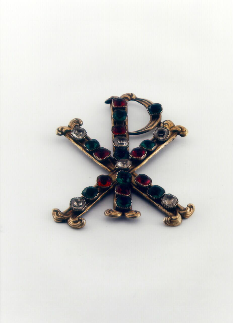 croce pettorale - bottega siciliana (Seconda metà sec. XIX)