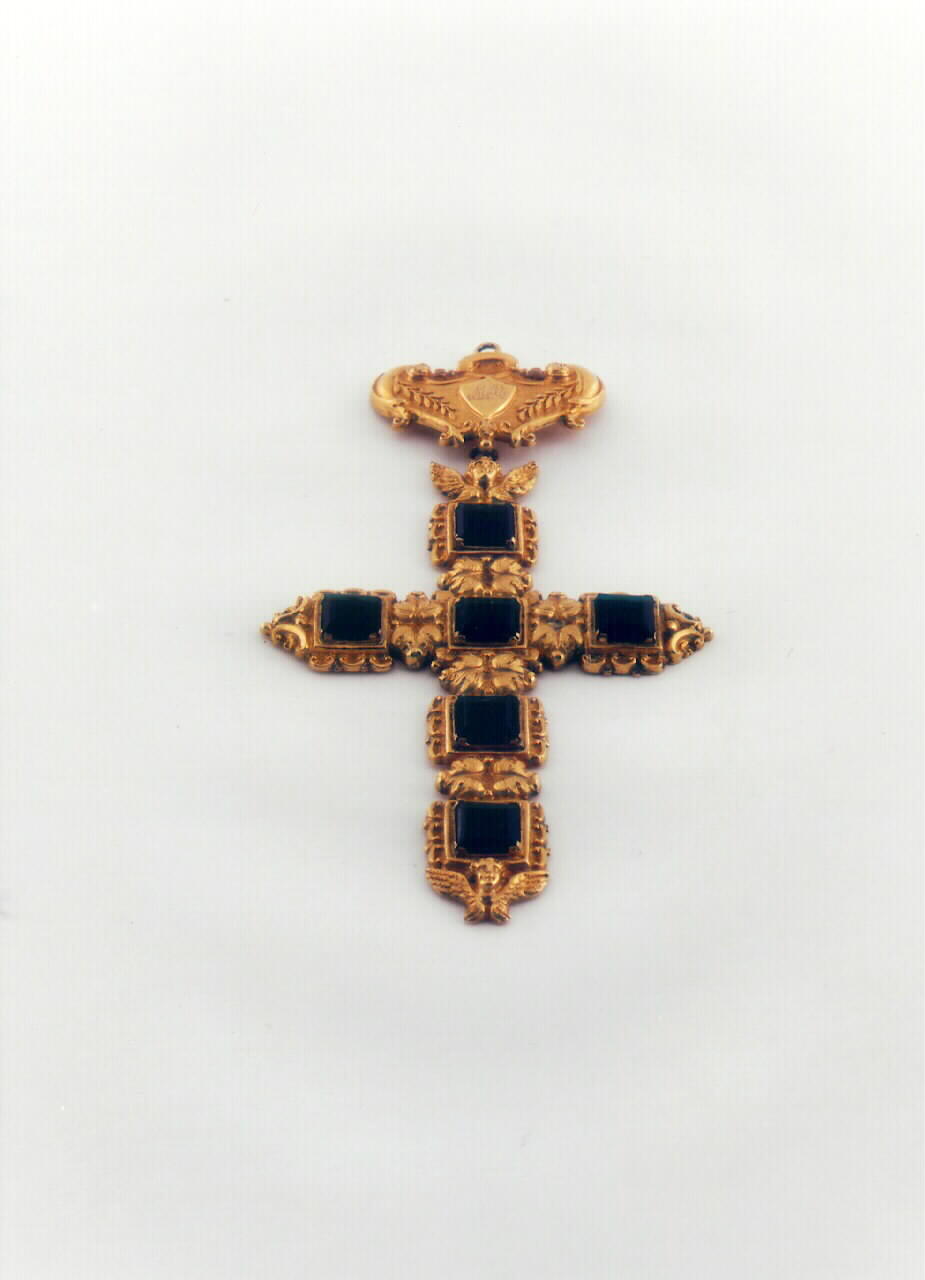 croce pettorale - bottega siciliana (sec. XIX)