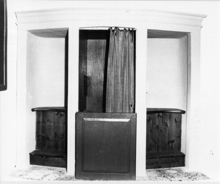 confessionale - ambito elbano (sec. XIX)