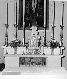 altare maggiore - ambito elbano (prima metà sec. XIX)