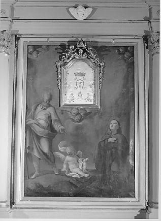 San Giuseppe e San Pasquale Baylon (dipinto) - ambito italiano (sec. XIX)