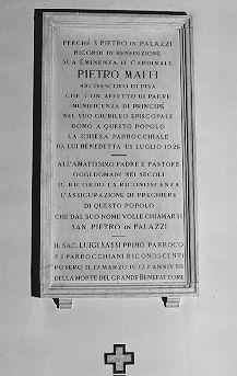 lapide commemorativa - ambito elbano (sec. XX)