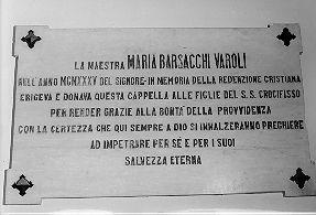 lapide commemorativa - ambito elbano (sec. XX)