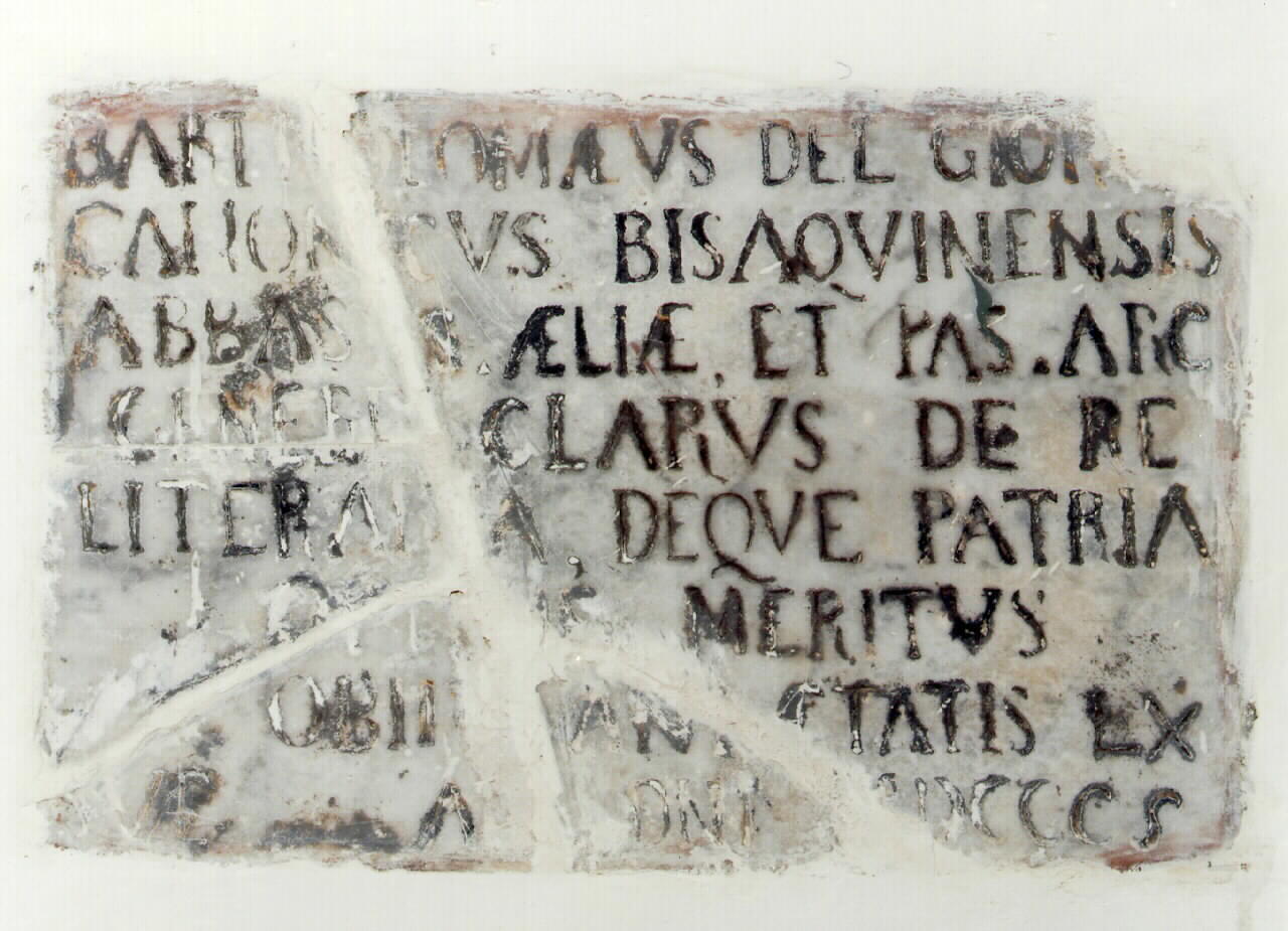 lapide - sepolcrale - ambito siciliano (sec. XIX)