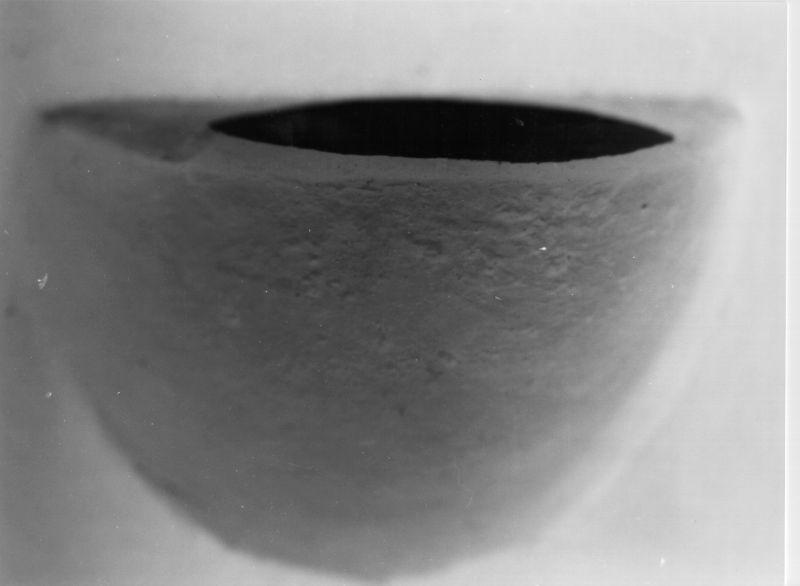 acquasantiera da parete - ambito elbano (seconda metà sec. XIX)