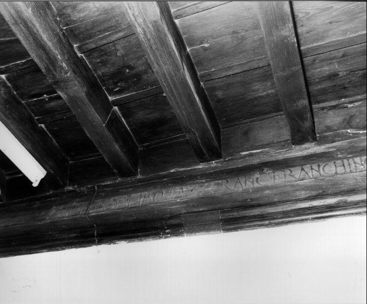 soffitto dipinto - bottega toscana (sec. XVI)