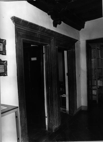 cornice architettonica, serie - bottega toscana (inizio sec. XVI)