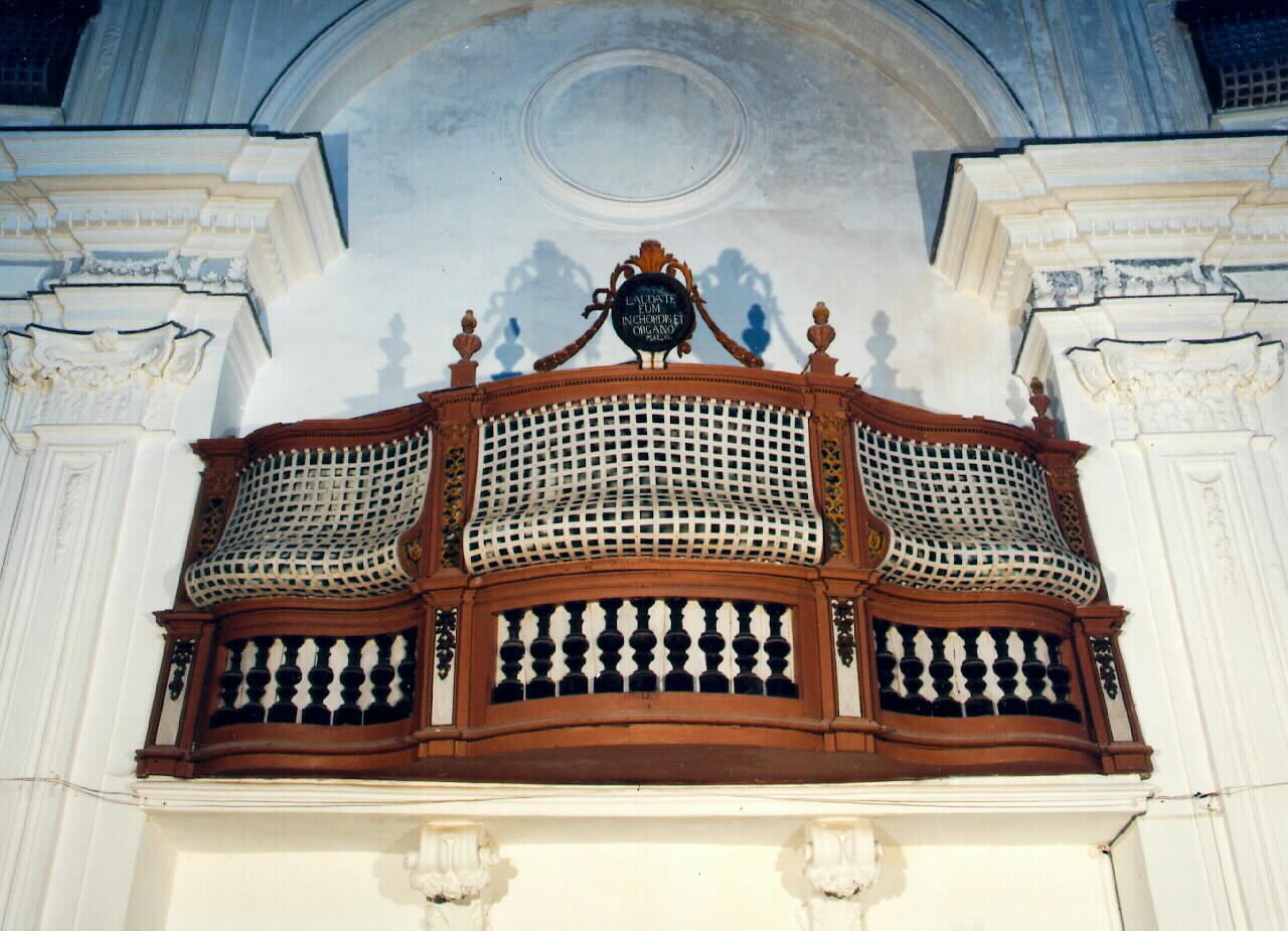 palco di cantoria, serie - produzione siciliana (Seconda metà sec. XVIII)