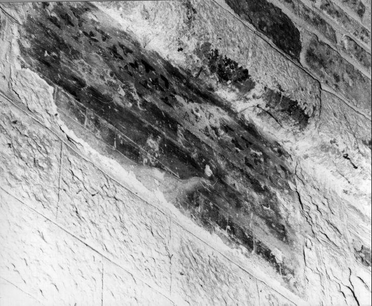 decorazione pittorica, frammento - ambito toscano (sec. XIV)