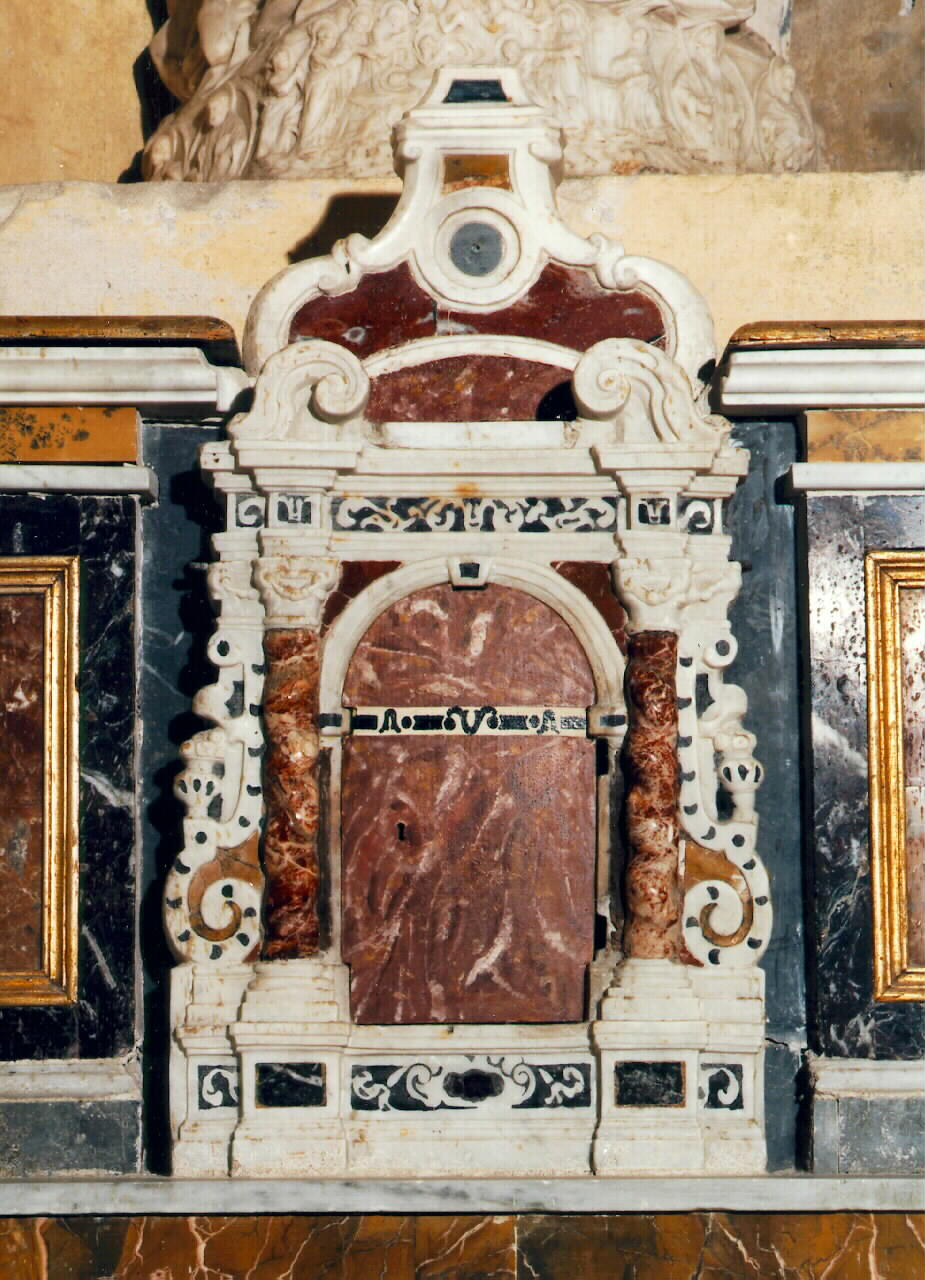 tabernacolo - ambito siciliano (Seconda metà sec. XVII)
