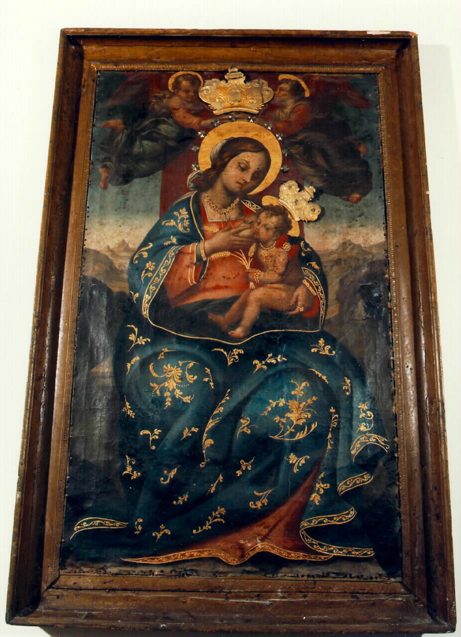 Madonna di Custonaci, Madonna con Bambino (dipinto) - ambito siciliano (Prima metà sec. XVIII)