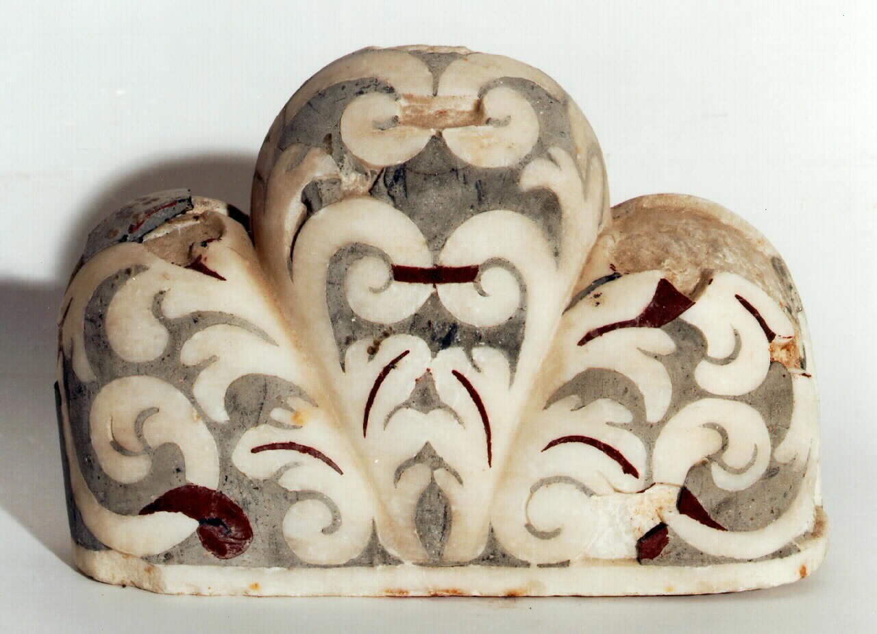 BASE DI CROCE D'ALTARE - ambito siciliano (sec. XVIII)