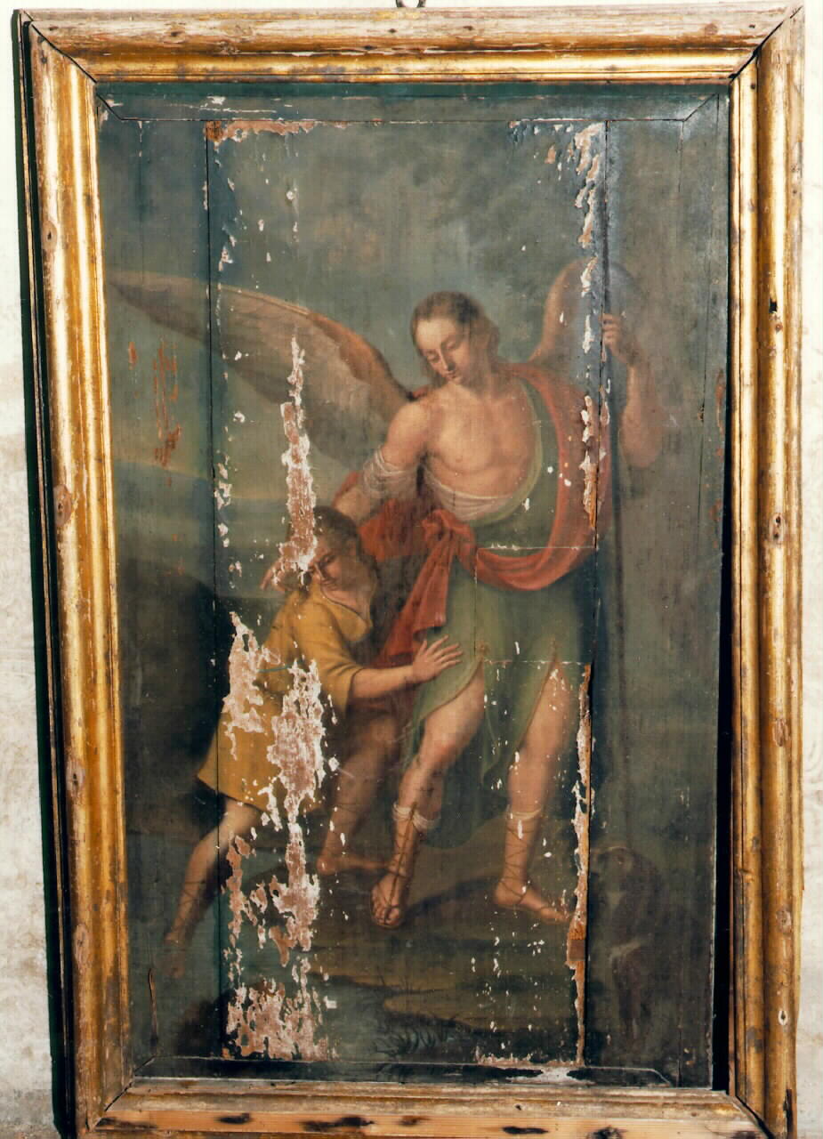 angelo custode (dipinto) - ambito siciliano (Prima metà sec. XIX)