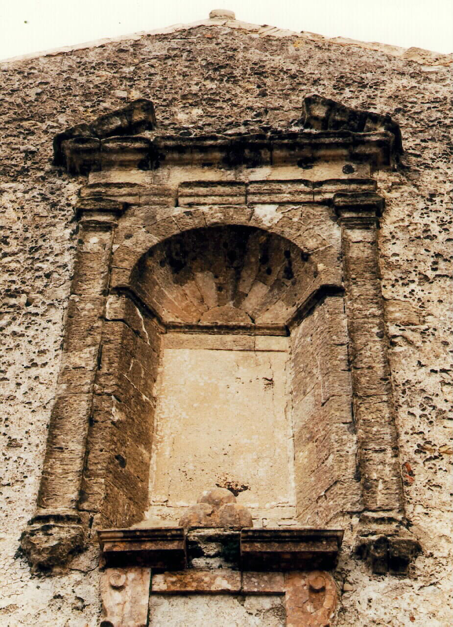 mostra di finestra - ambito siciliano (Fine/inizio secc. XVI/ XVII)