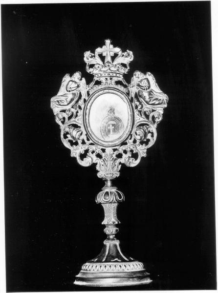 reliquiario - a ostensorio - ambito italiano (inizio sec. XX)