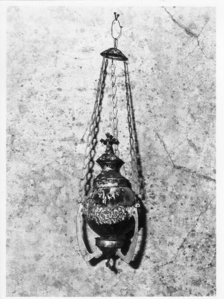 lampada pensile - manifattura toscana (sec. XX)