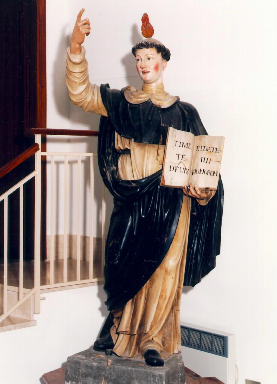 San Vincenzo Ferrer (statua) - ambito siciliano (Seconda metà sec. XIX)