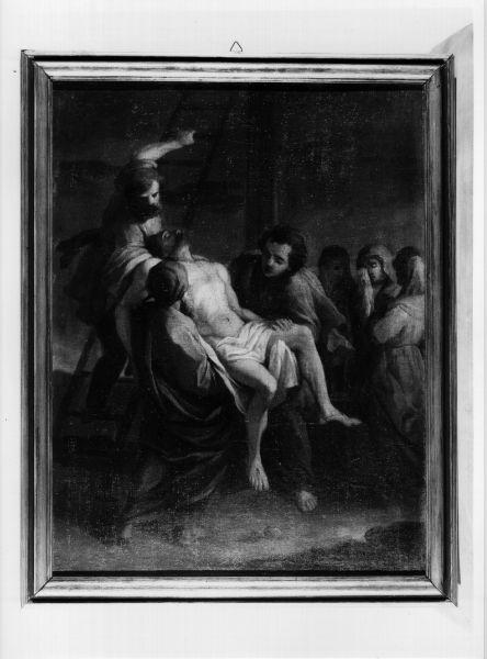 deposizione di Cristo dalla croce (dipinto) - ambito italiano (seconda metà sec. XVIII)