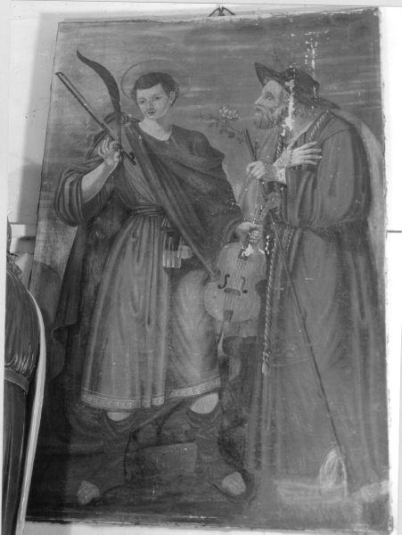 SAN GENESIO E SAN DOROTEO (dipinto) - ambito toscano (seconda metà sec. XVII)