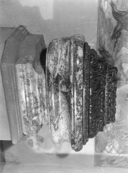 fonte battesimale - bottega lucchese (prima metà sec. XVIII)