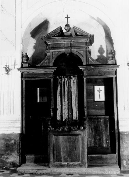 confessionale - bottega lucchese (seconda metà sec. XVIII)