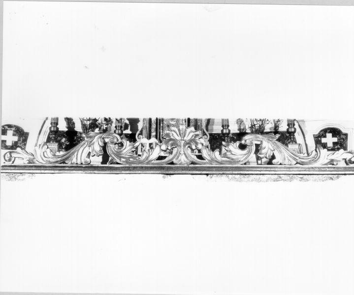 fastigio d'altare - bottega lucchese (seconda metà sec. XVIII)