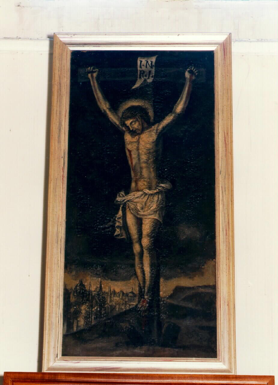 Cristo crocifisso (dipinto) - ambito siciliano (Fine/inizio secc. XVII/ XVIII)
