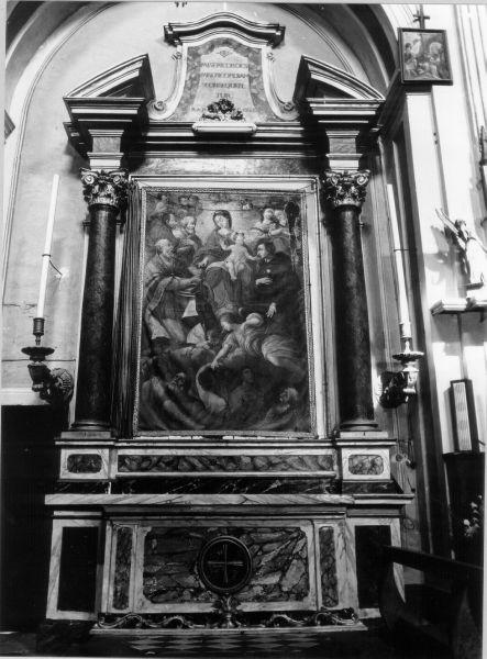 altare - bottega lucchese (fine sec. XVIII)