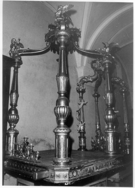 trono per esposizione eucaristica - ambito lunigianese (sec. XIX)