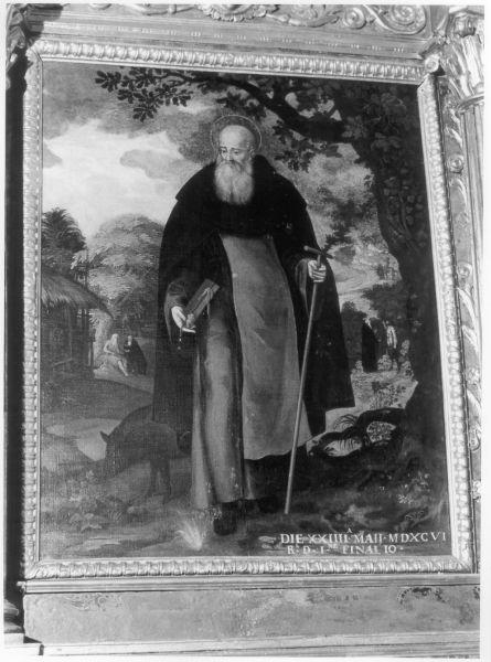SANT'ANTONIO ABATE (dipinto) - ambito italiano (sec. XVI)