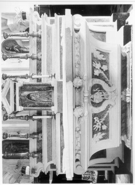 altare maggiore - ambito lunigianese (sec. XIX)